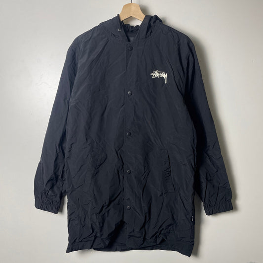 Stussy SS link stadium long trench coat jacket S