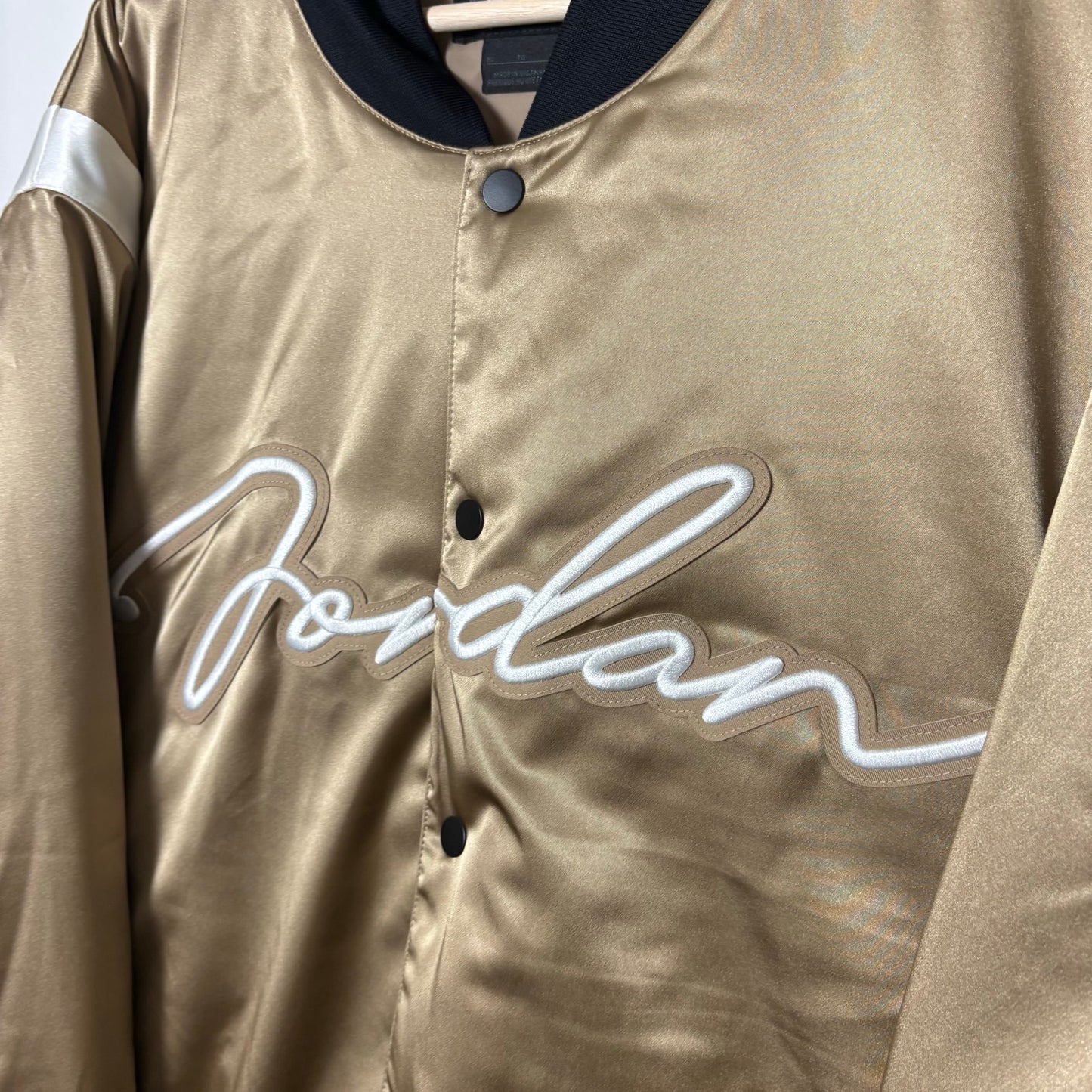 Nike Jordan MVP Varsity Jacket satin bomber XL