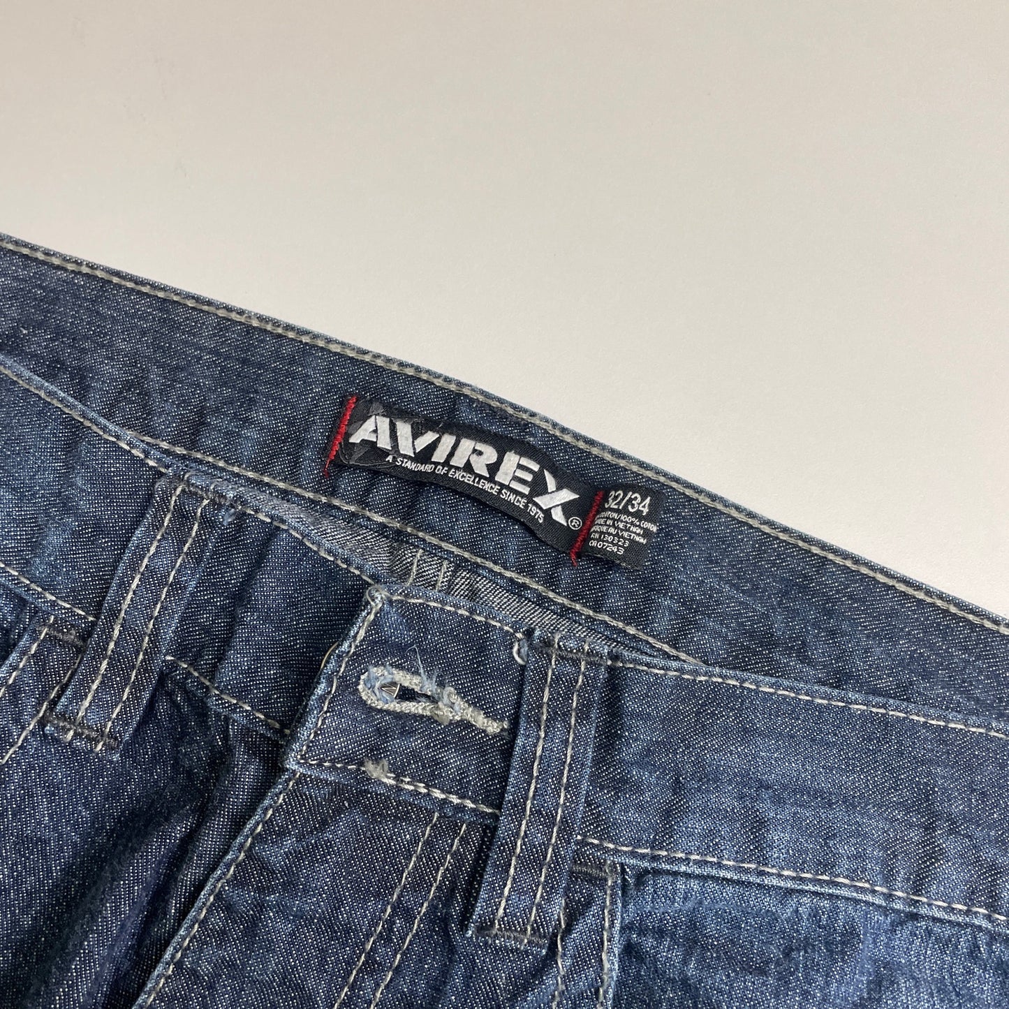 AVIREX denim flap jeans