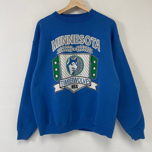 Vintage Timberwolves Crewneck L