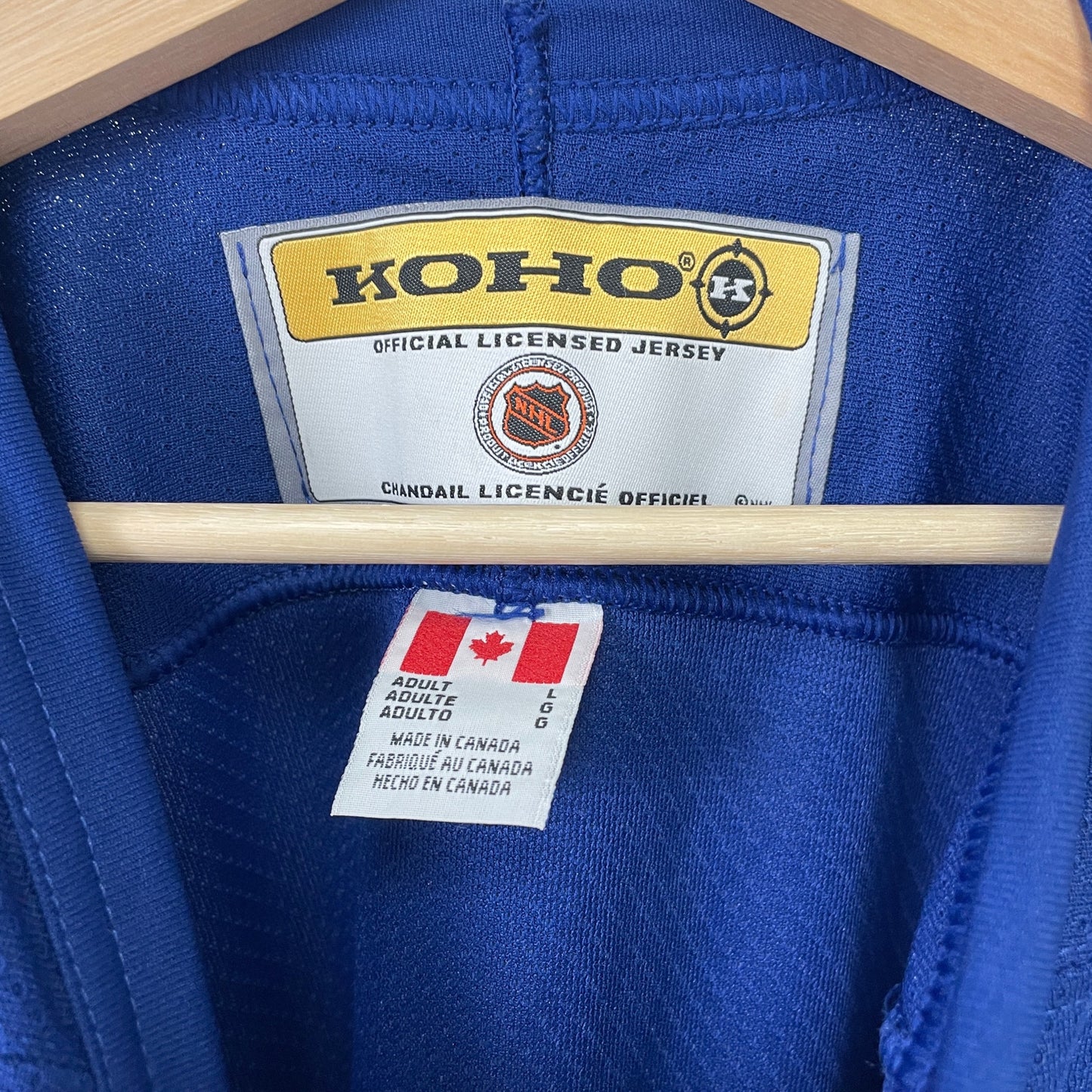 Vintage Toronto Maple leafs 90s hockey jersey L