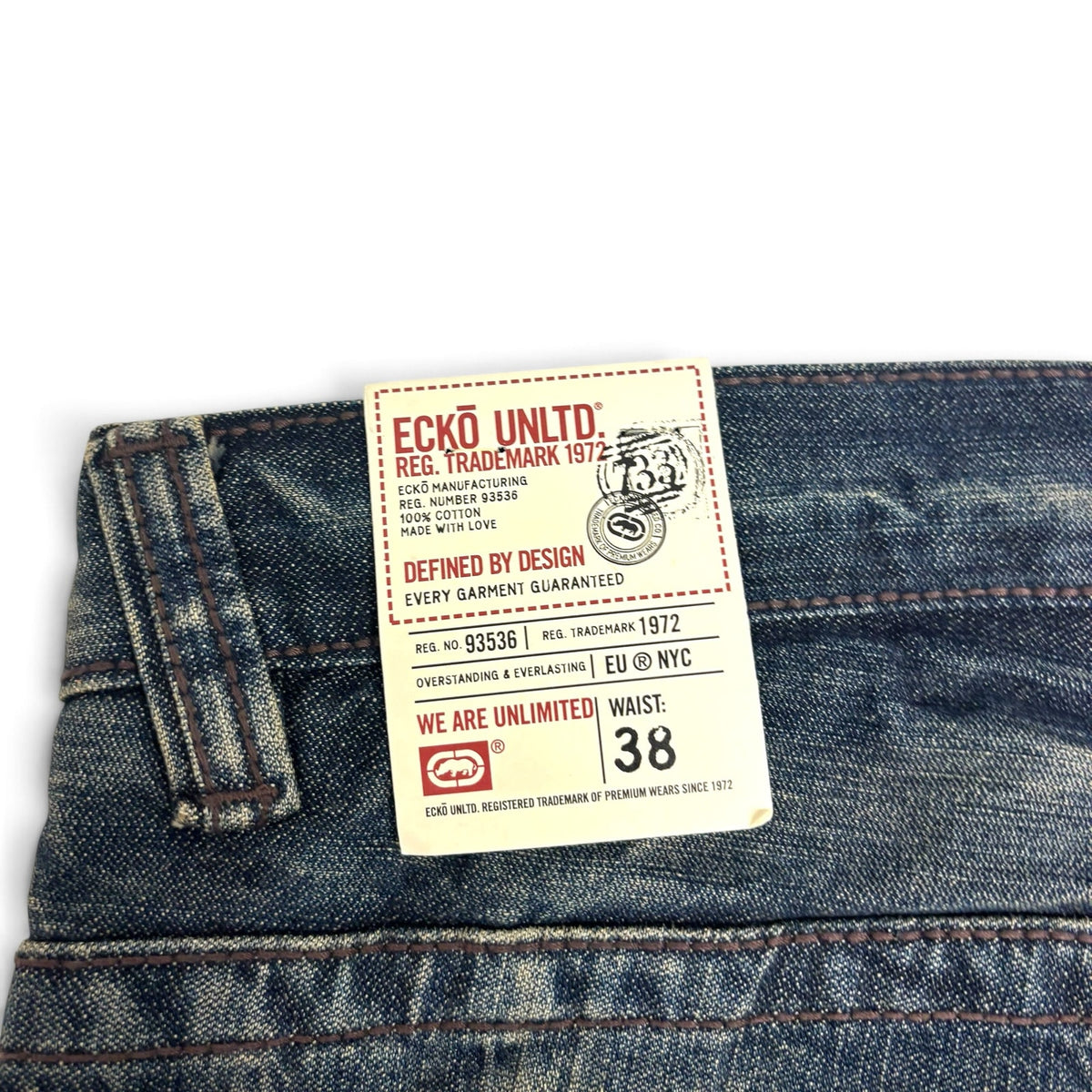 New Vintage Ecko Unltd Denim Shorts 38
