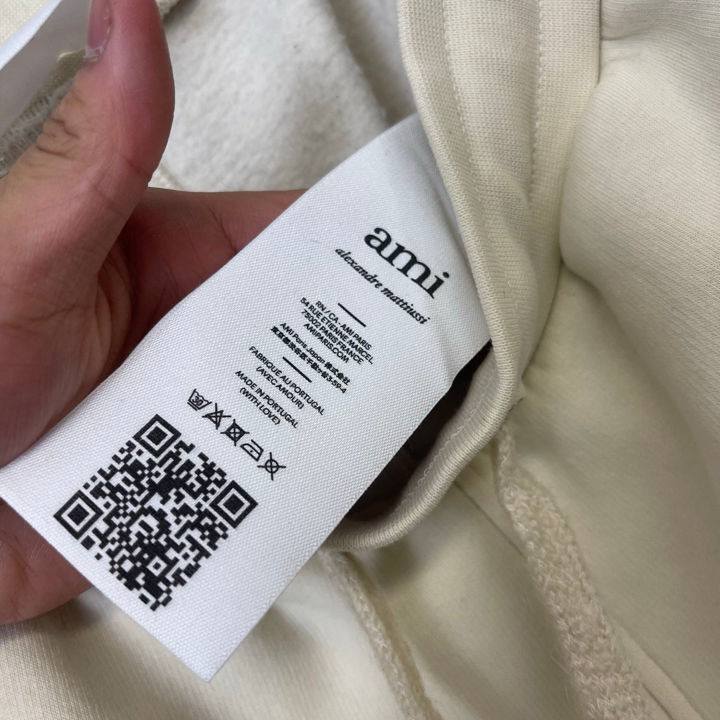Ami cream sweatpants M/L