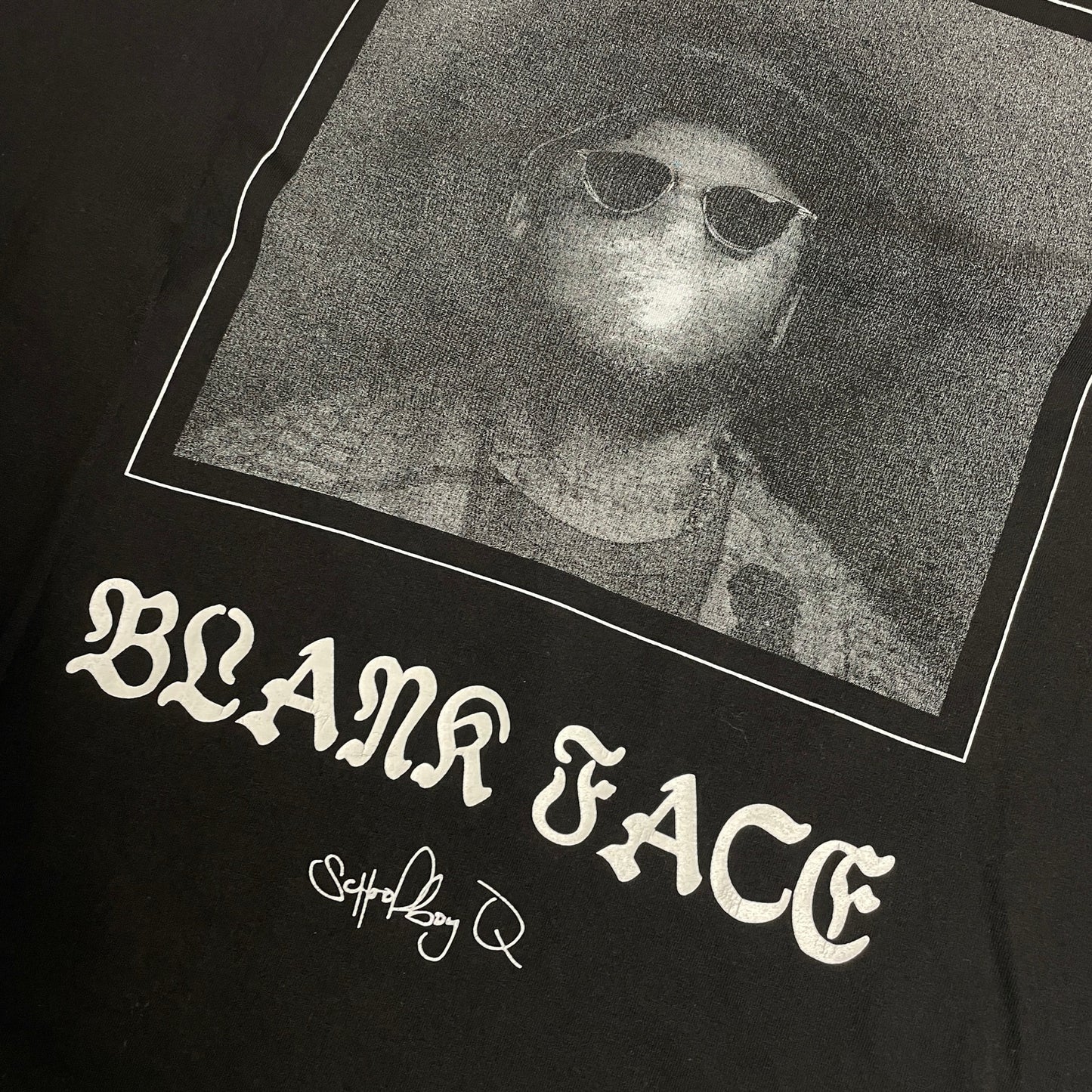 ScHoolboy Q blank face long sleeve shirt M