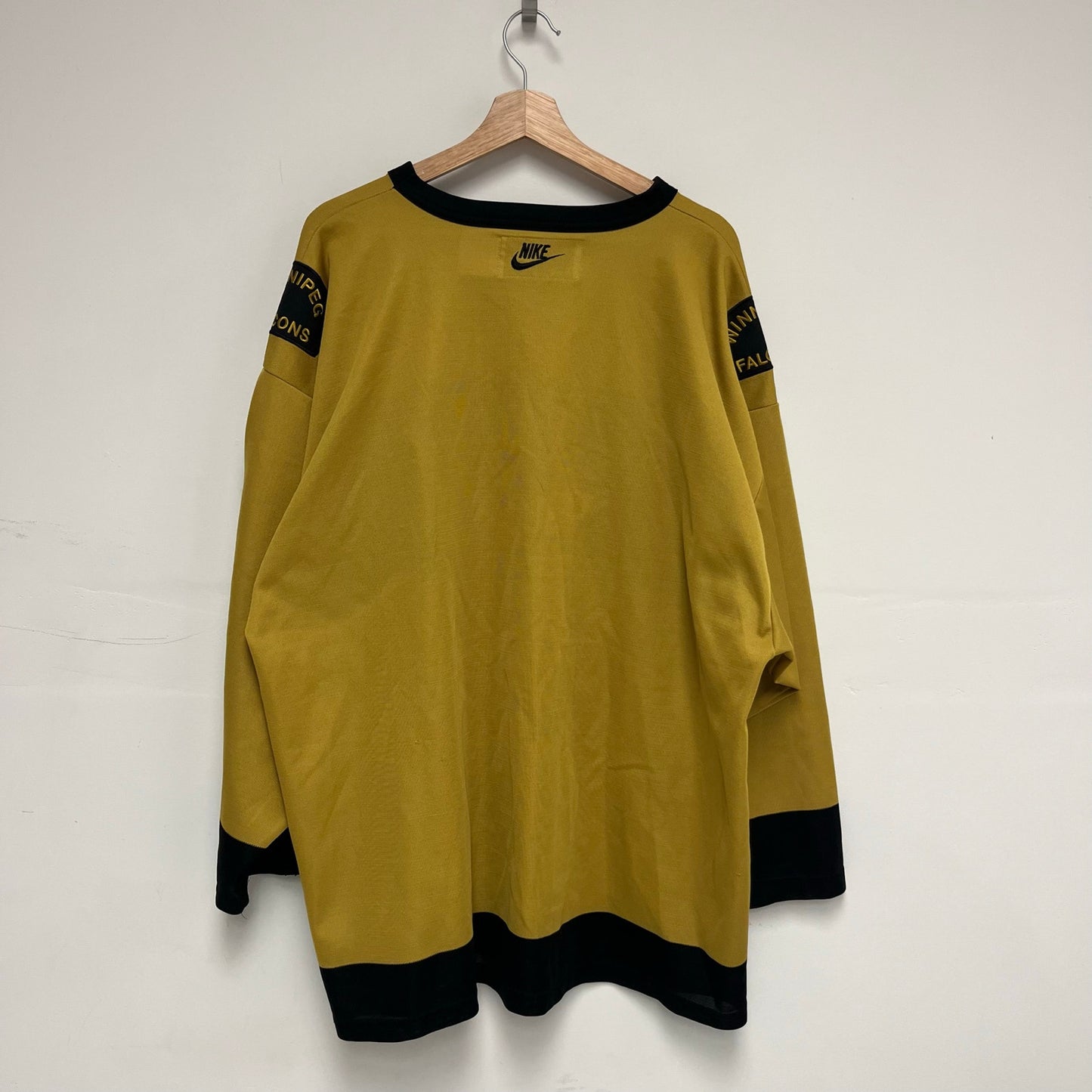 Team Canada Winnipeg Falcons Nike Jersey V-Series Gold XXL