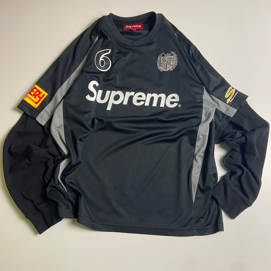 Supreme layered soccer kit long sleeve S