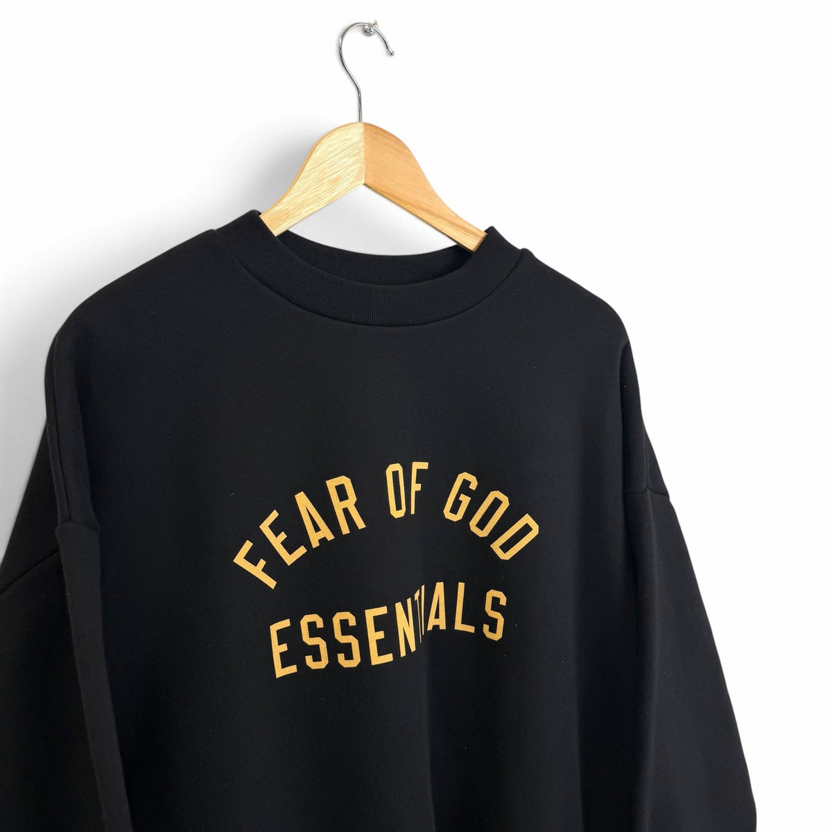 Essentials Fear Of God Sweatshirt Black M