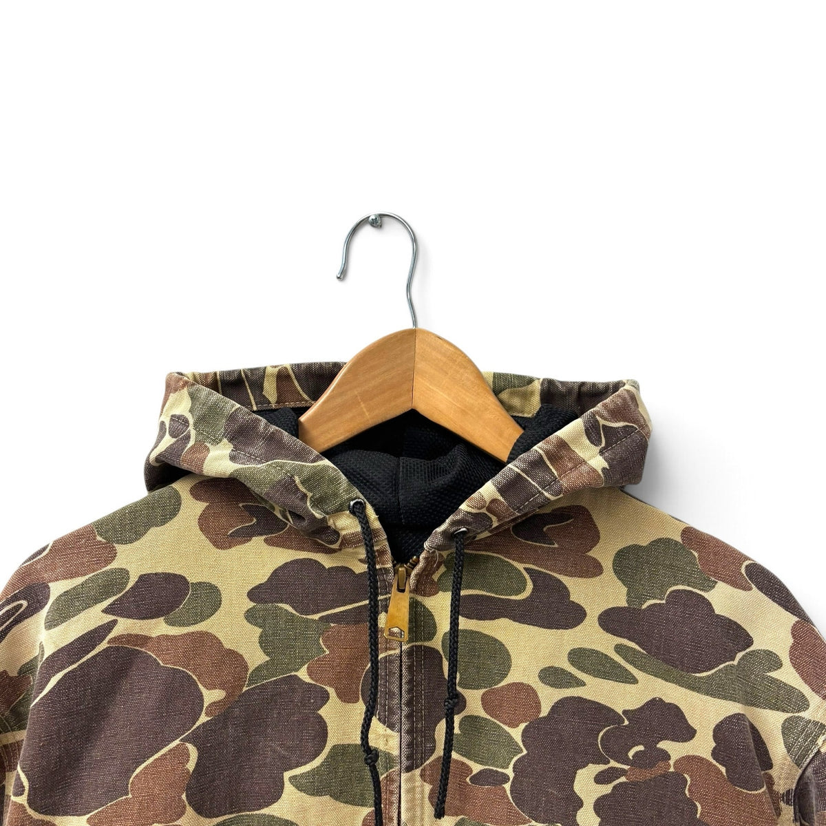 Vintage 80s Carhartt Duck Camo Active Jacket M