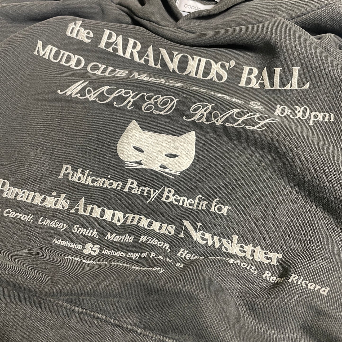 Mr. Saturday Paranoid's ball washed hoodie L