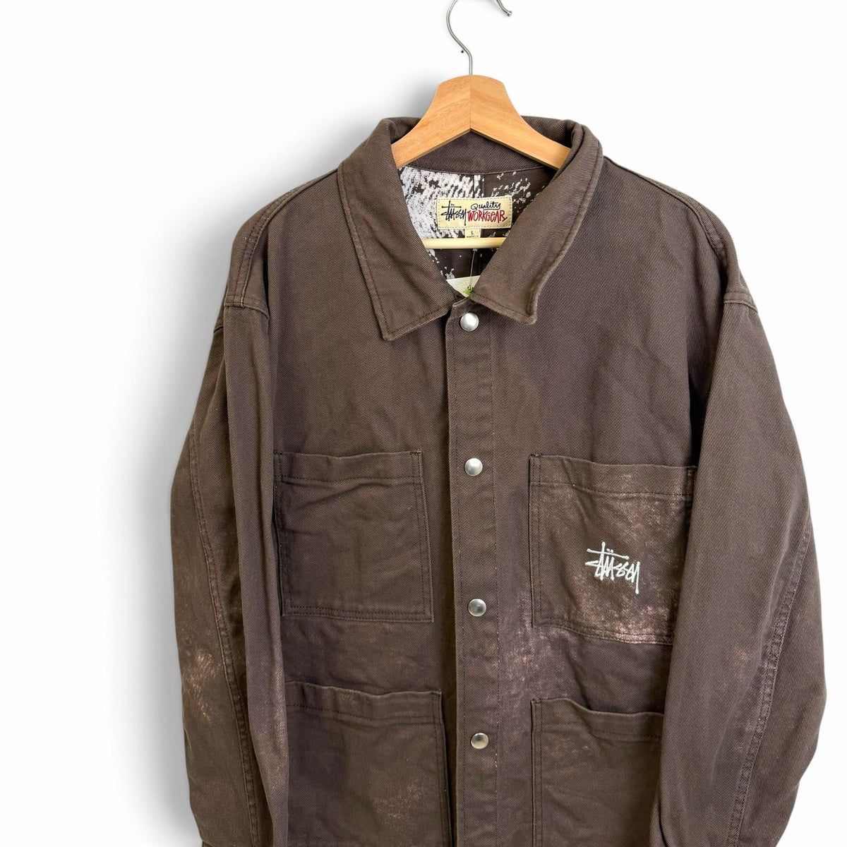Stussy Workgear Canvas Chore Jacket L