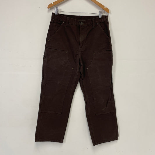 Carhartt double knee mocha brown 32
