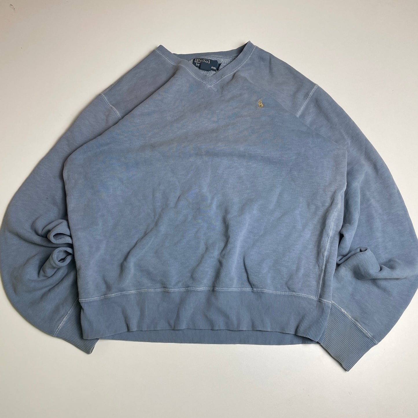 Polo Ralph Lauren faded V-neck sweater L