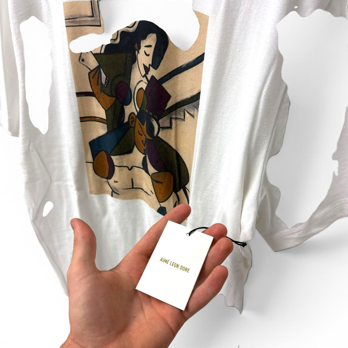 Aime Leon Dore Molina Tape Up Shirt Brand New M