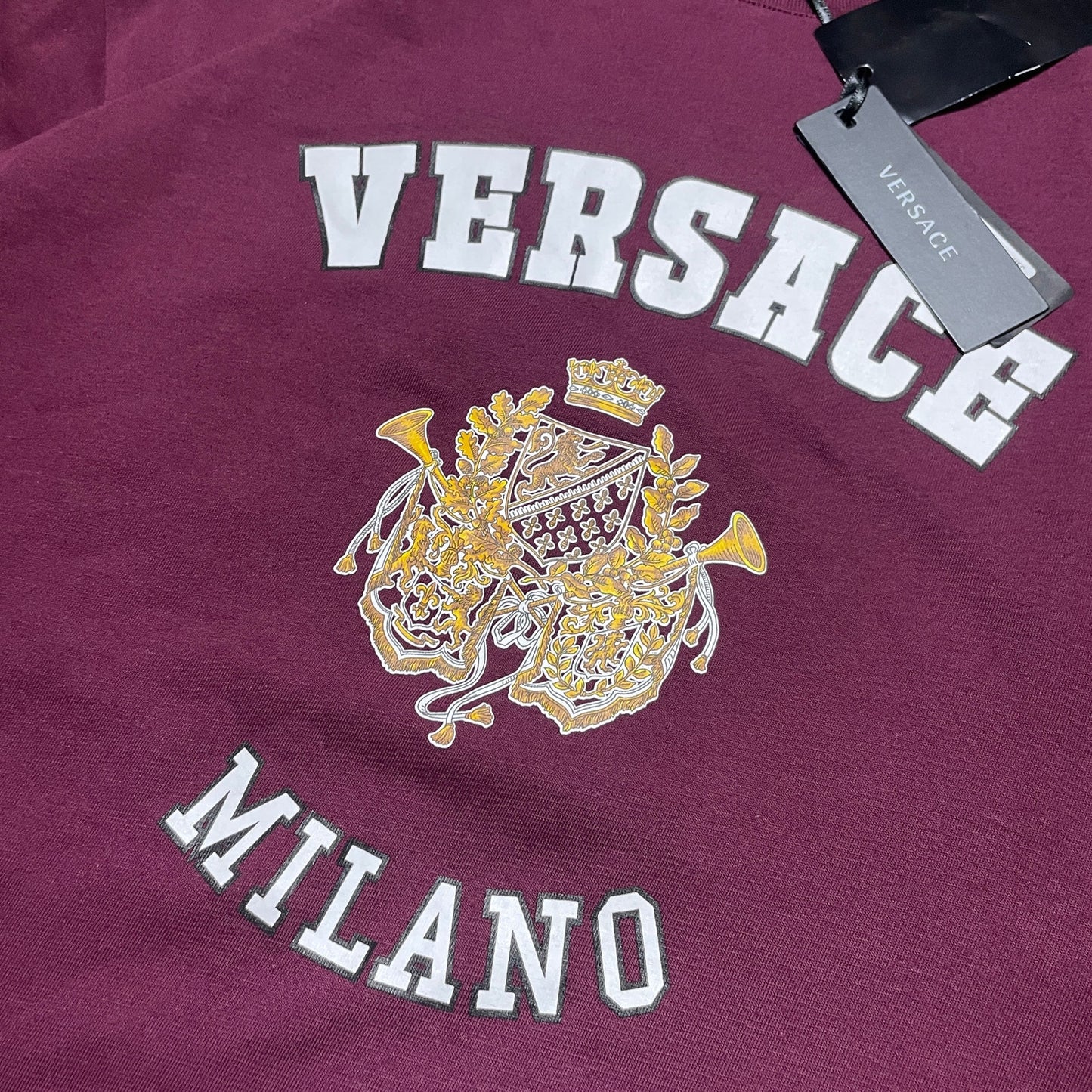 Versace Milano logo tee XL NWT