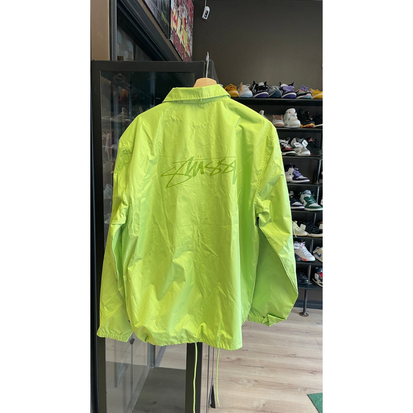 Stussy button up windbreaker jacket NWT