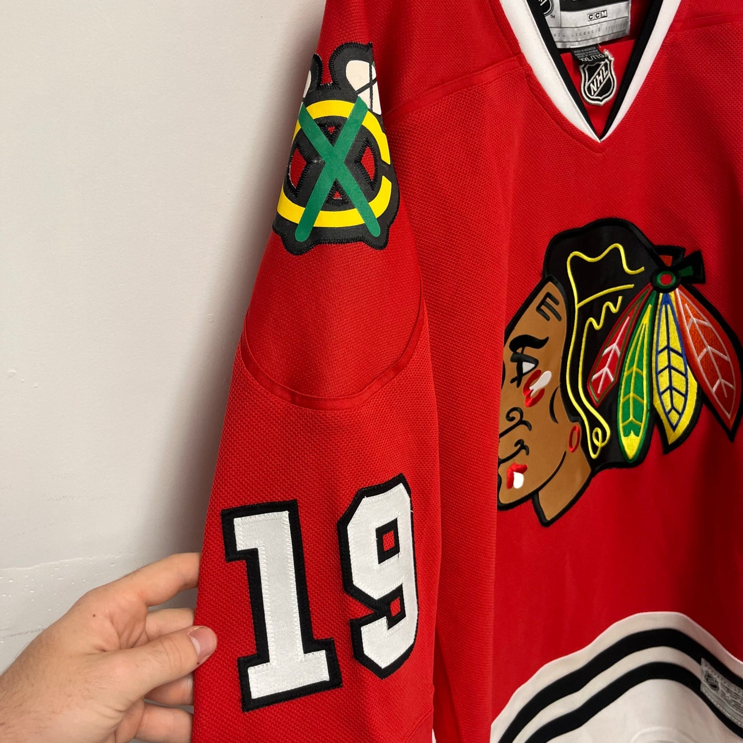 00’s Jonathan Toews Chicago Blackhawks Reebok NHL Jersey Size XXL