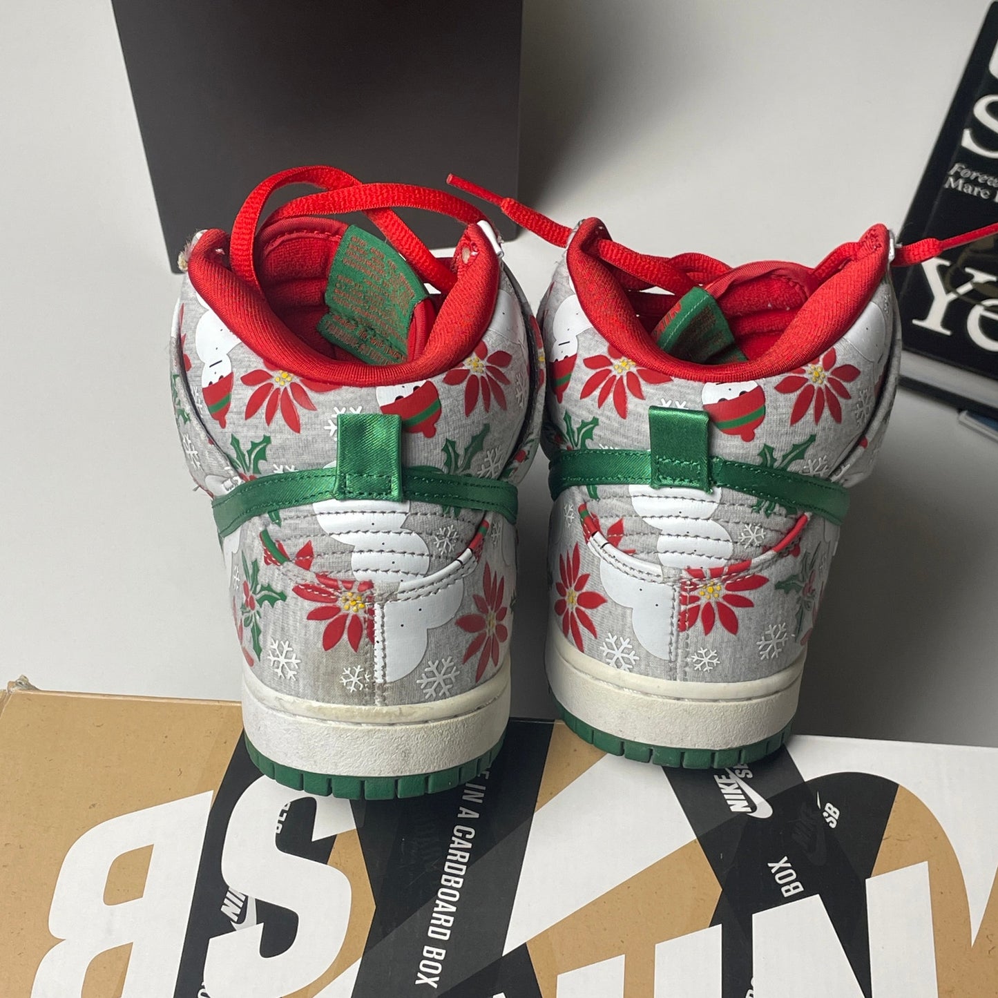 Nike dunk sb high Concepts Ugly Christmas Sweater Grey 9.5