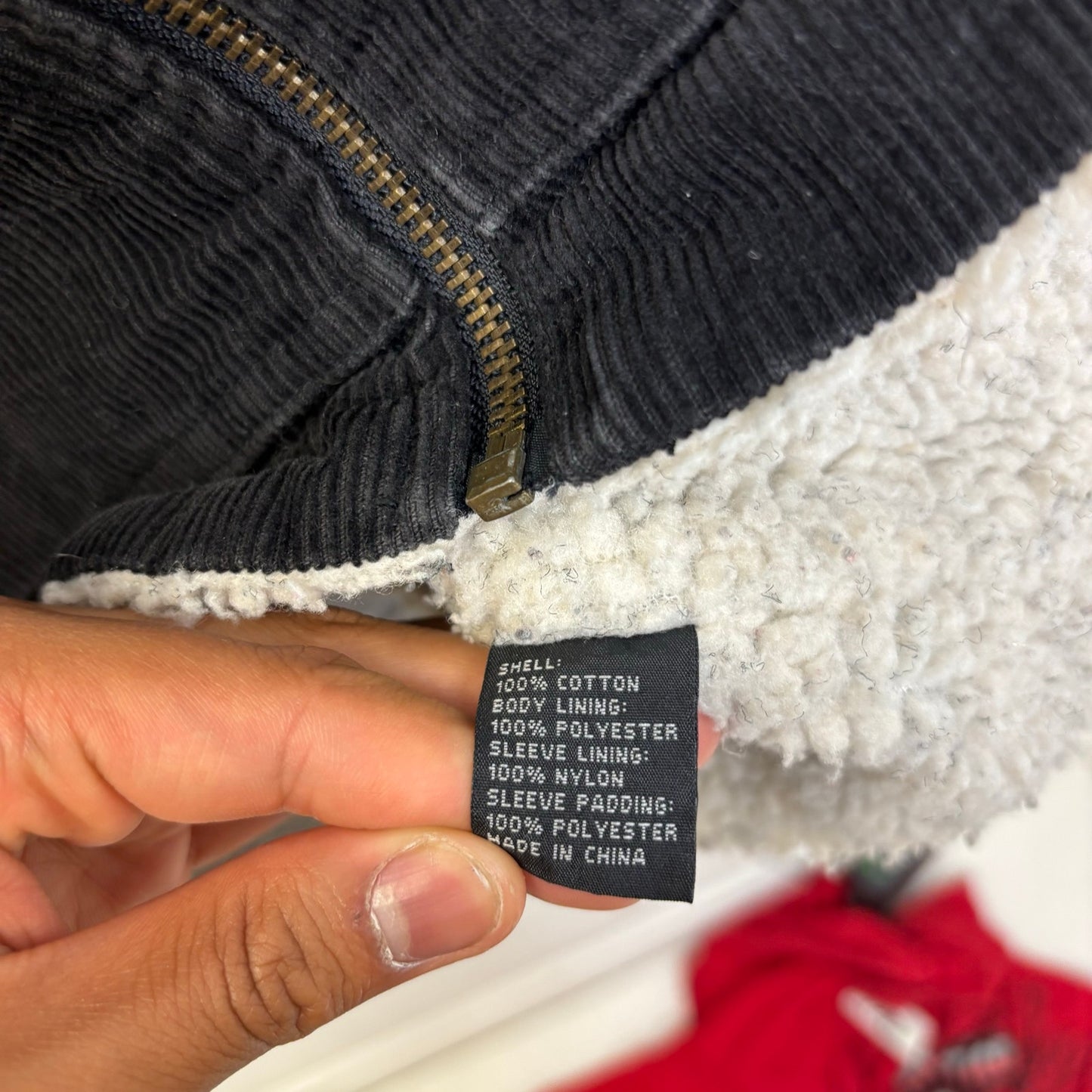 Polo Ralph lauren corduroy fleece lined jacket L