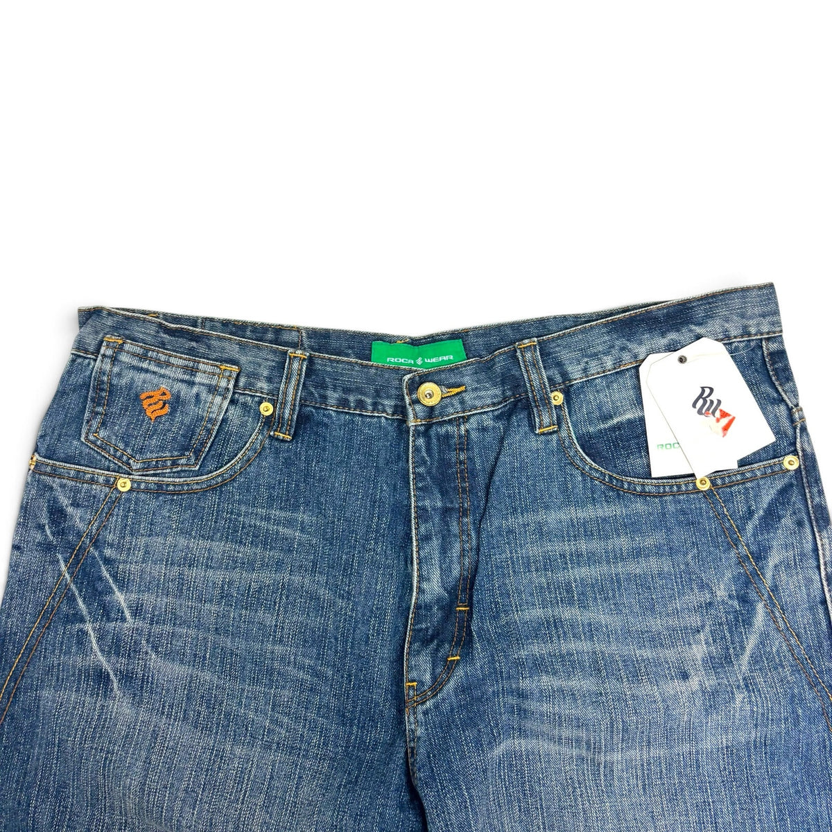 New Vintage Roca Wear Cookout Denim Jeans 38