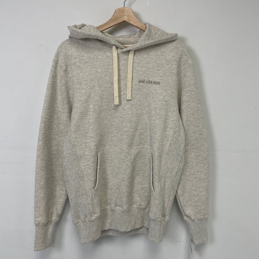 Aime Leon Dore Tonal Logo beige Hoodie S NEW