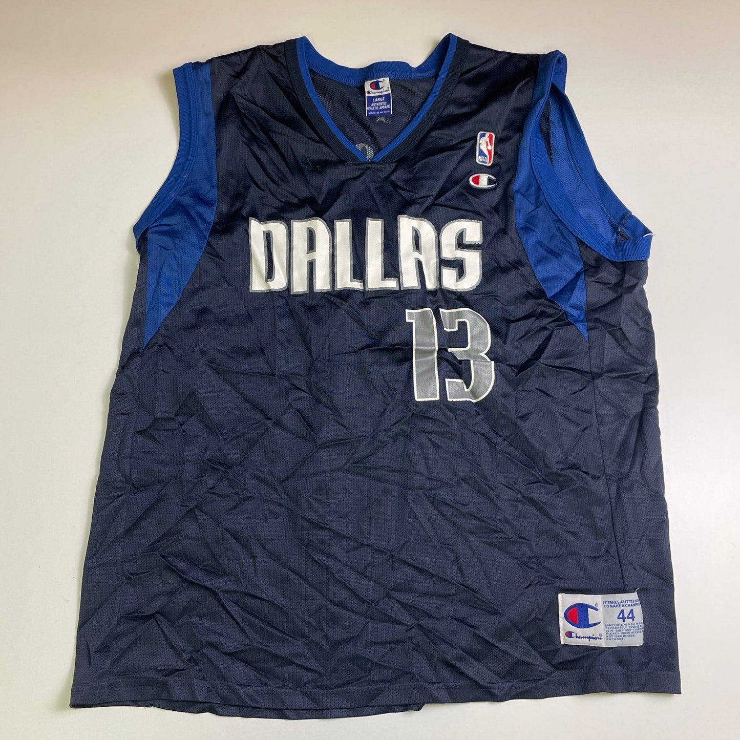 Dallas Nash champion basketball jersey L