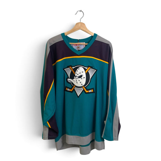 Vintage 90s Mighty Ducks of Anaheim CCM NHL Jersey XL