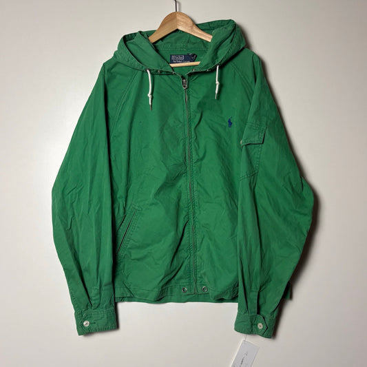 Vintage Polo green windbreaker jacket XL