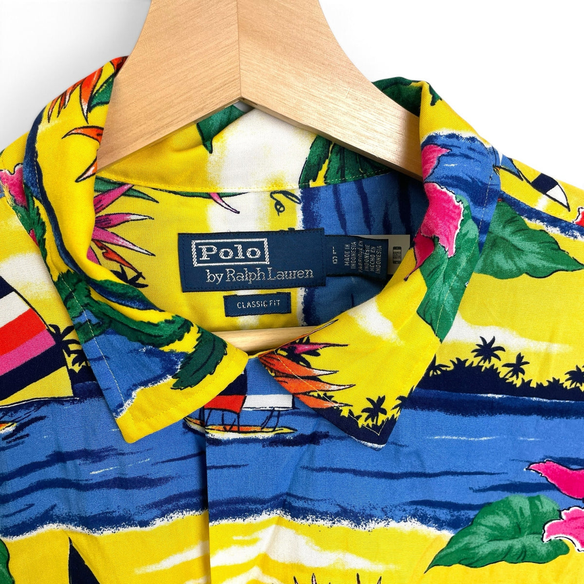 Polo Ralph Lauren Sail Boat Print Button Up L