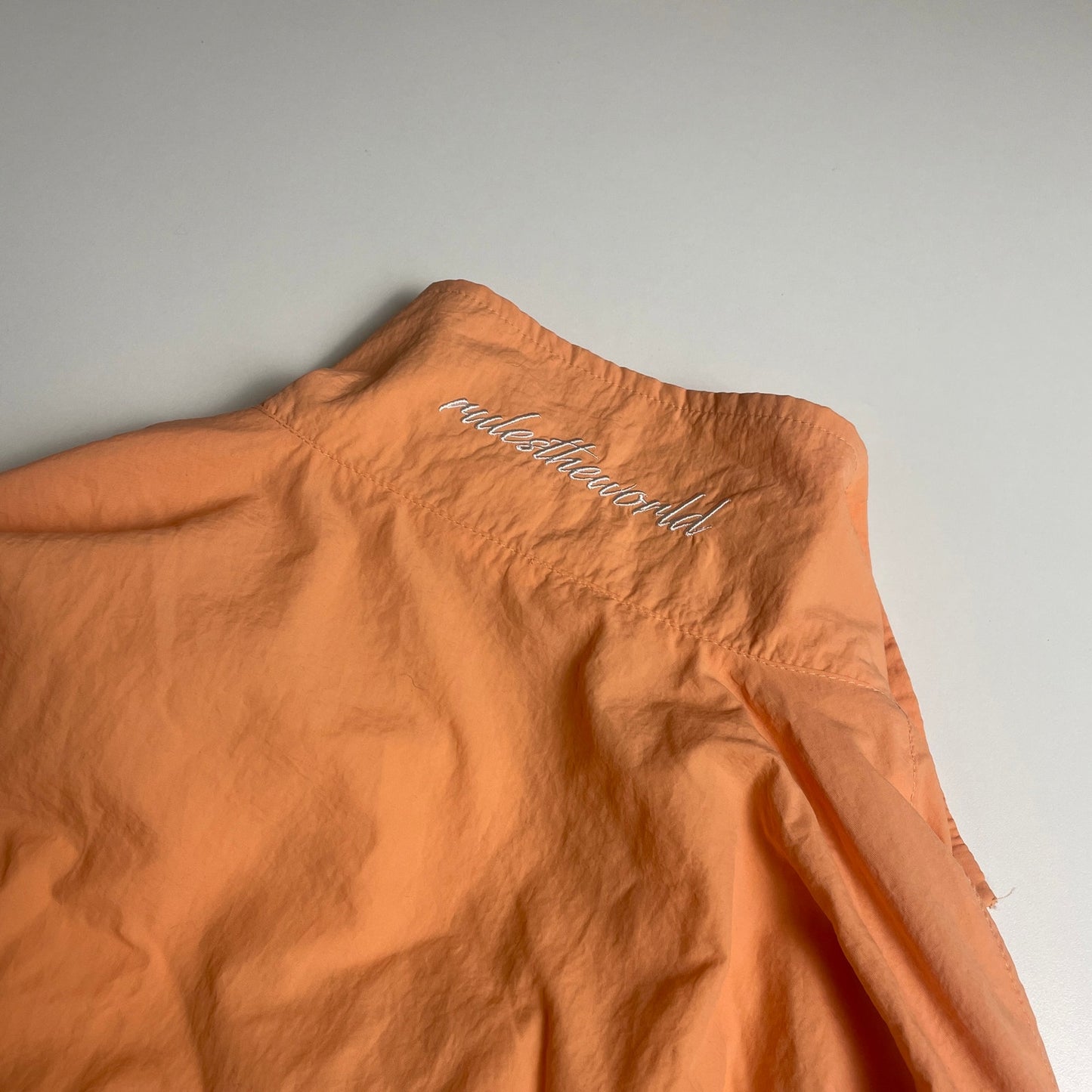 Cortiez orange zip windbreaker M