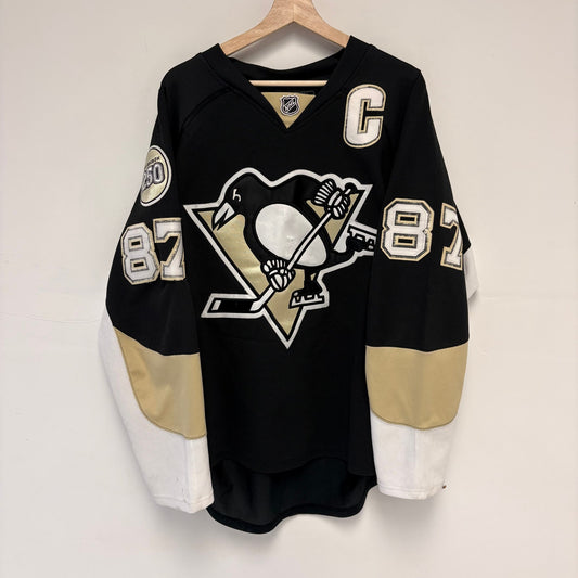 Reebok Sidney Crosby Pittsburgh Penguins jersey L
