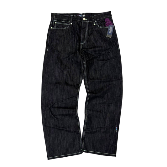 New Y2K Coogi Floral Print Baggy Jeans 38