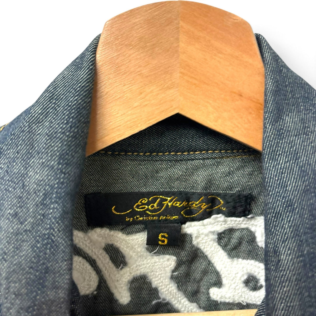 Ed Hardy Lion Jean Jacket S