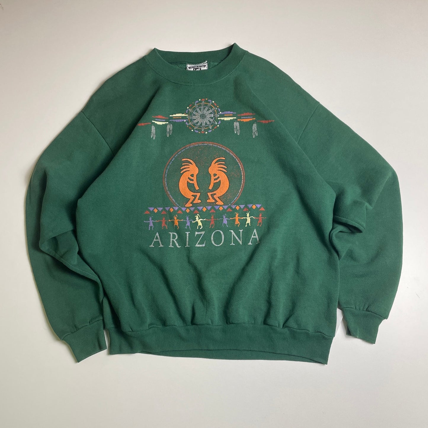 Vintage Arizona green Crewneck L