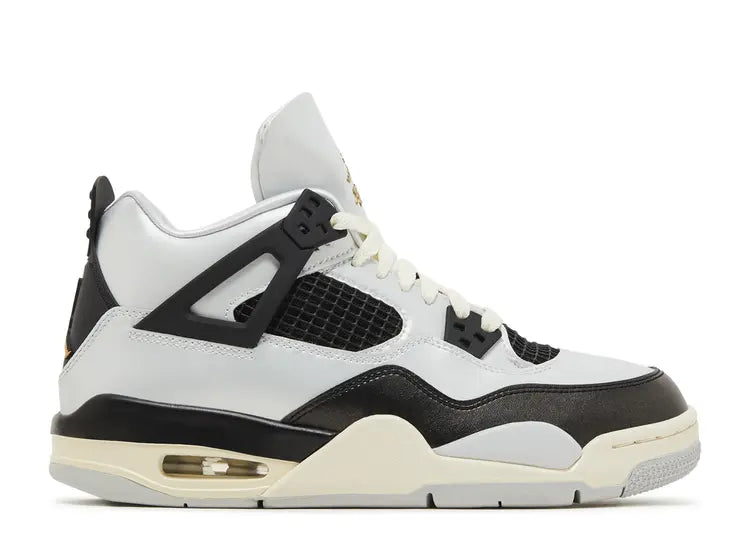 Jordan 4 Platinum Gold Size: 4M/5.5W, 4.5M/6W