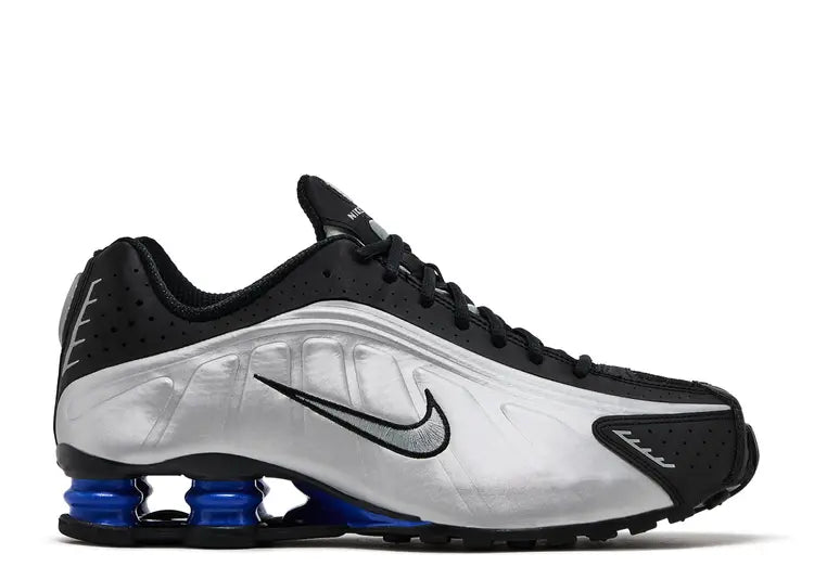 Nike Shox R4 Metallic Silver Racer Blue Size: 7M/8.5W