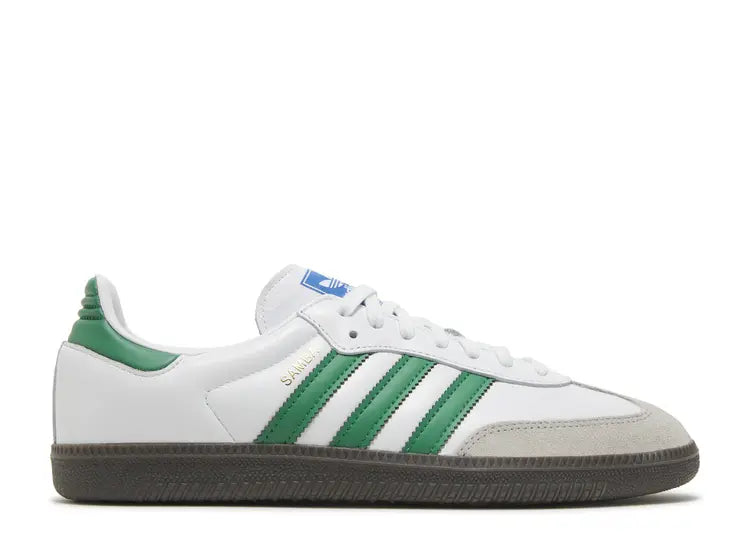 Adidas Samba Cloud White/Green Size: 9.5