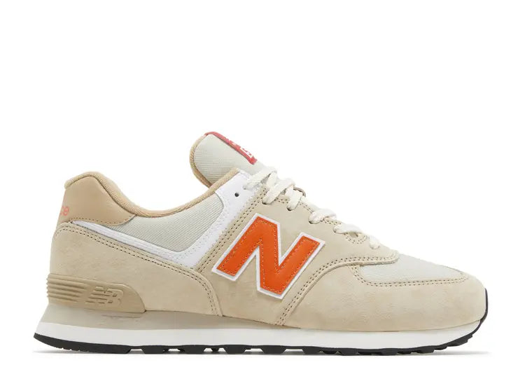New Balance 574 Chicken Bone Orange Size: 10
