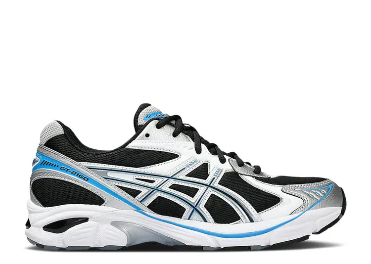 ASICS GT-2160 Black Pure Silver Bright Blue Size: 13