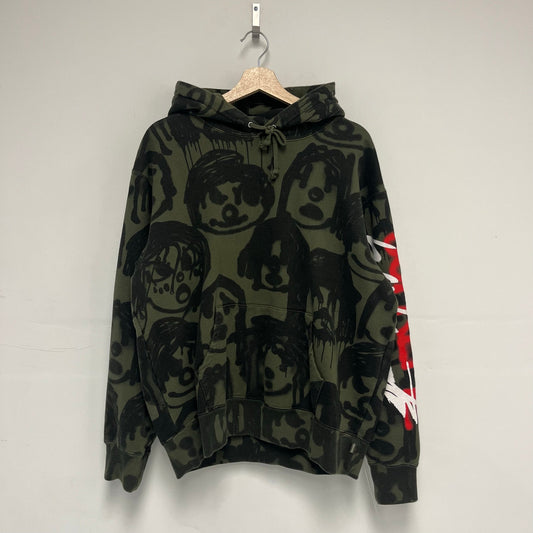 Supreme x Yohji Yamamoto Olive Hooded Sweater M