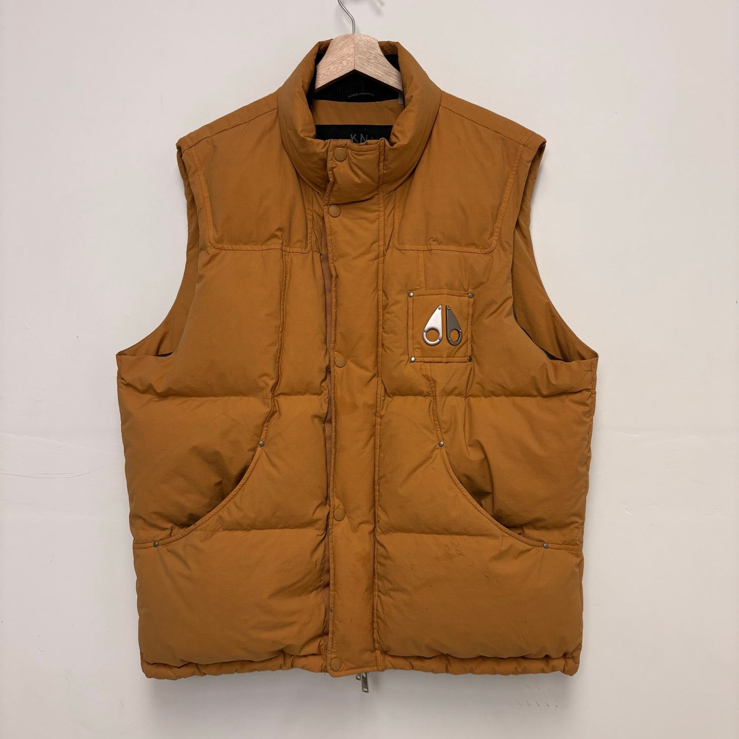 Moose Knuckles Everest Puffer Vest Men's Yellow