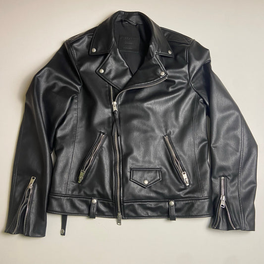 All saints motorcycle leather jacket M