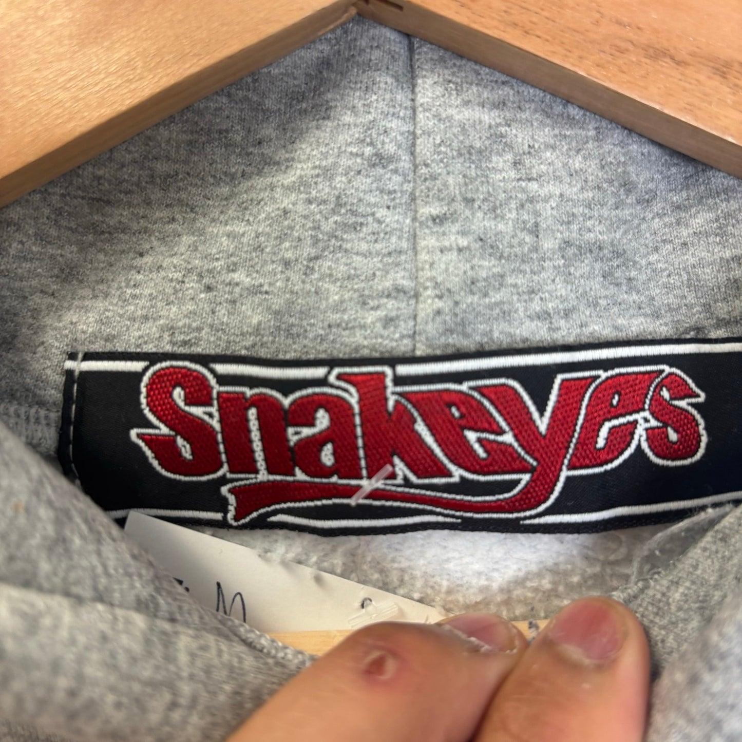 Snake eyes skater y2k jnco style flame hoodie M