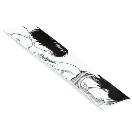 vsresell Supreme Akira Syringe ceramic tray featuring black and white manga art on a rectangular white surface