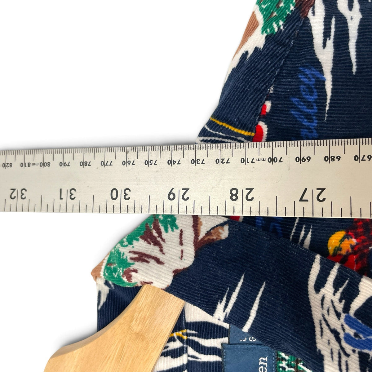 New Polo Ralph Lauren Ski Print Button Up L