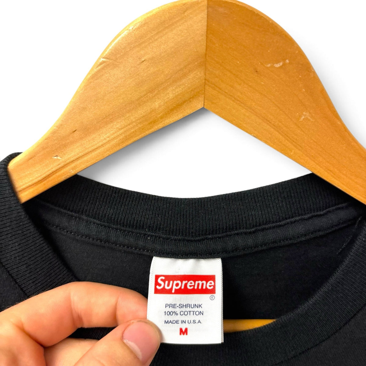 Supreme Varsity Black Tee SS24 M