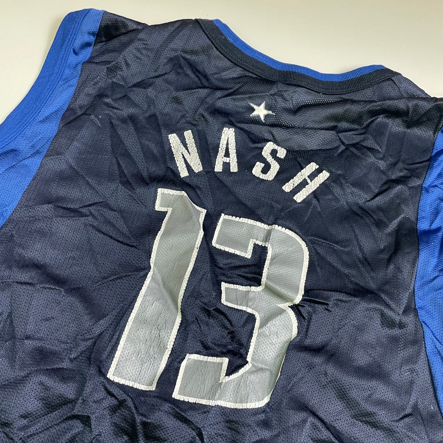 Dallas Nash champion basketball jersey L