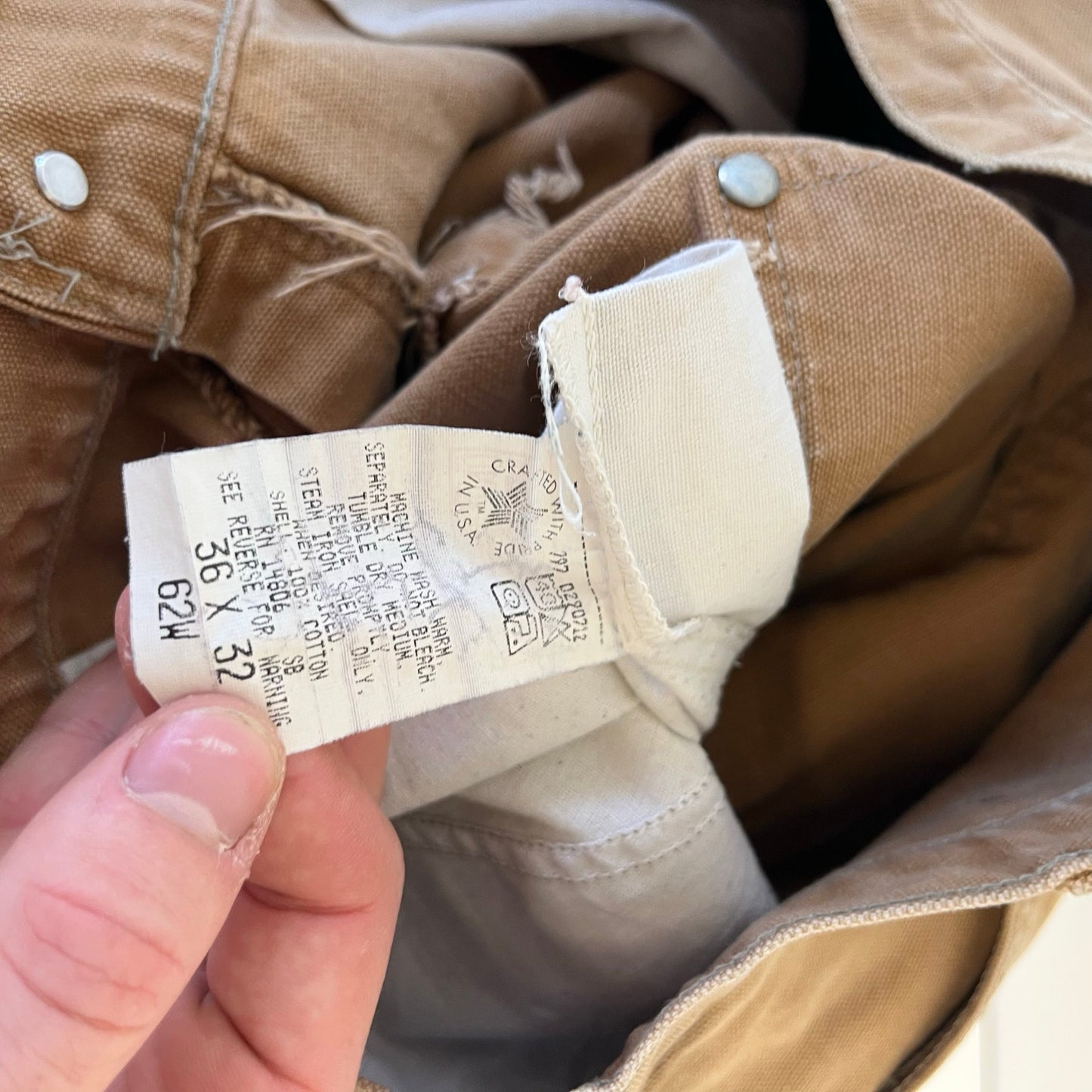 Vintage 90s Carhartt Double Knee Pants 34