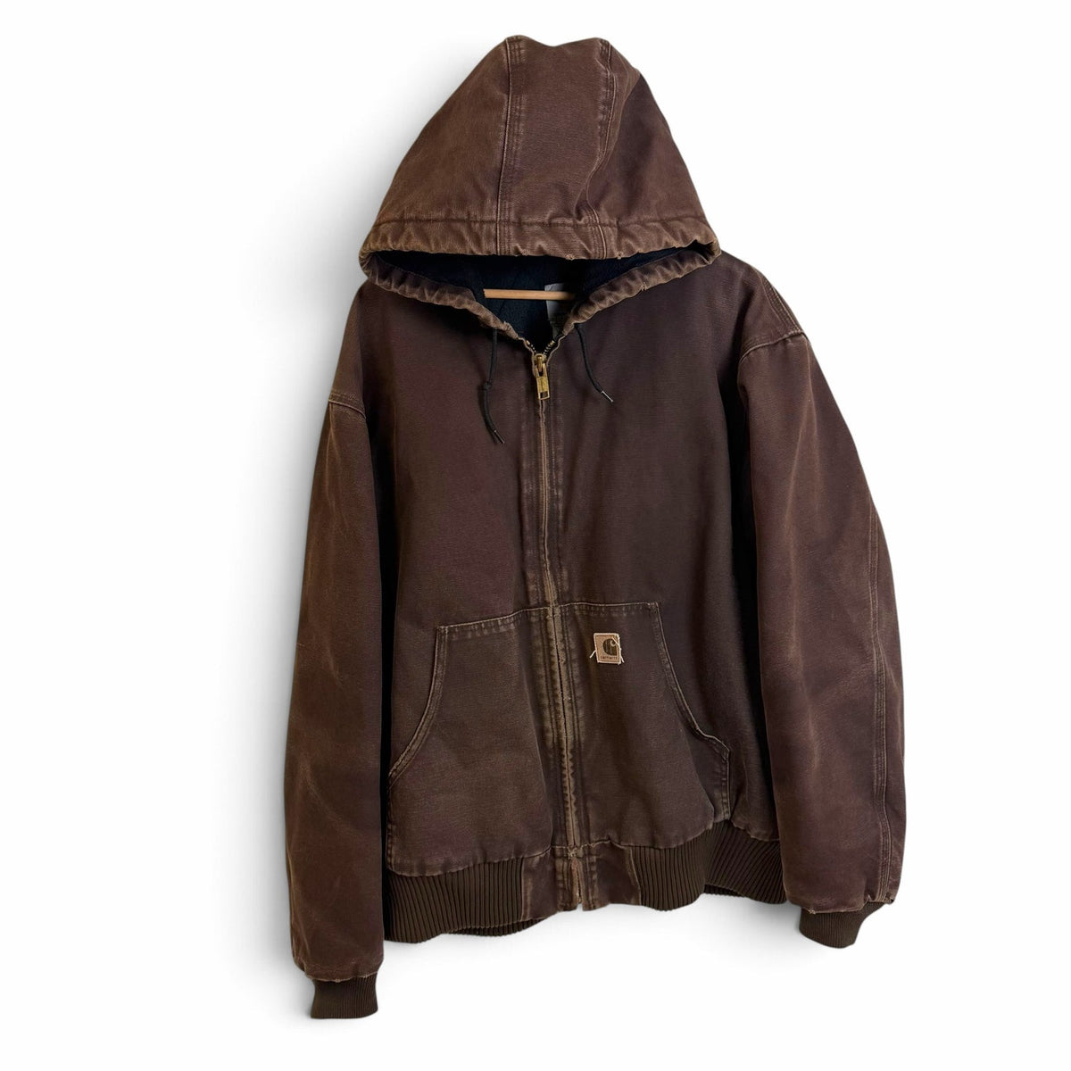 Carhartt Brown Hooded Active Jacket XL