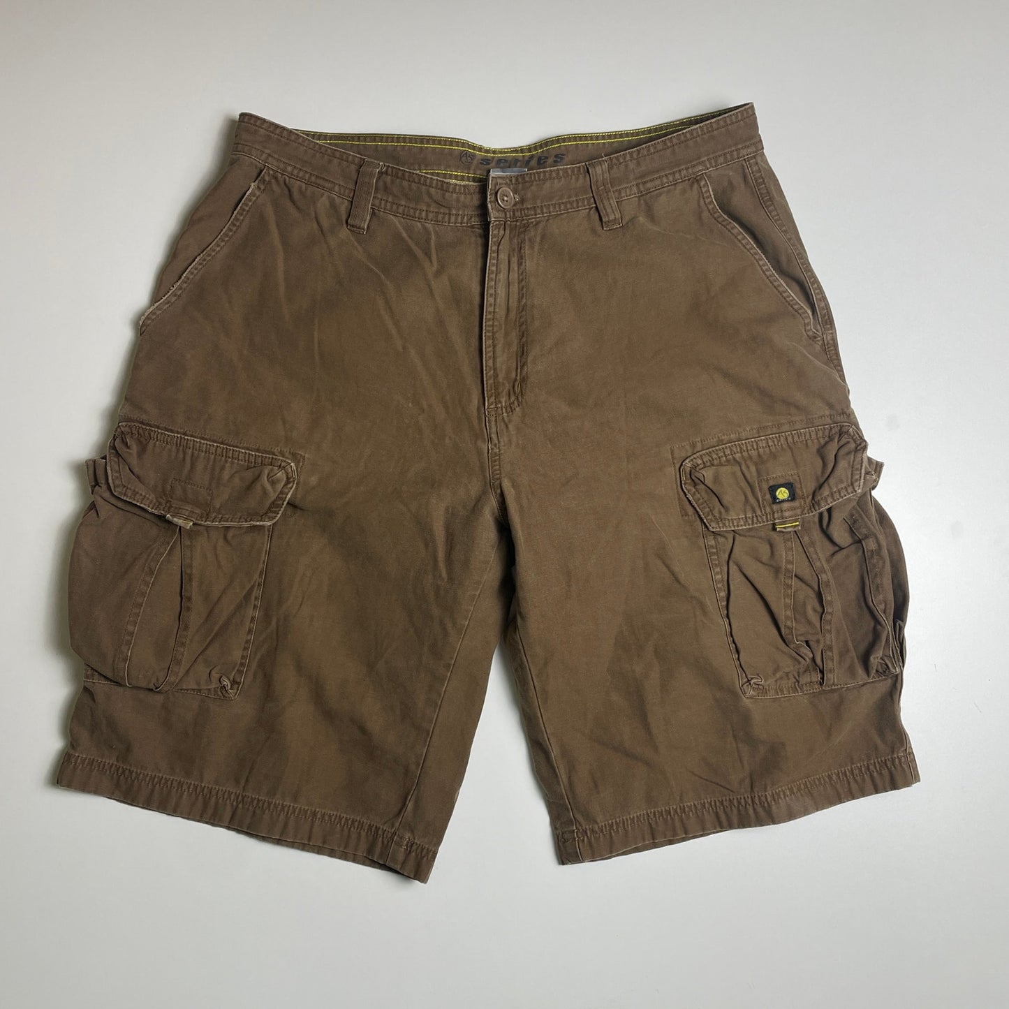 The north face brown cargo shorts 36