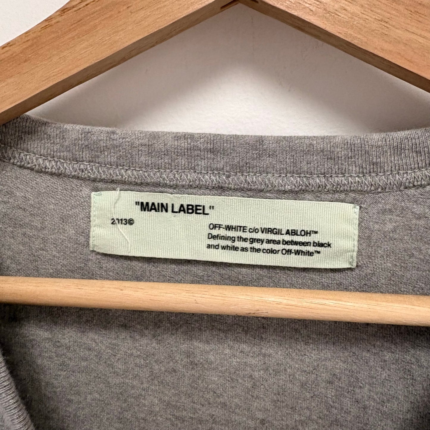 Off white Nebraska spellout logo tee XL